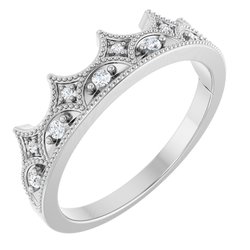 Accented Crown Ring